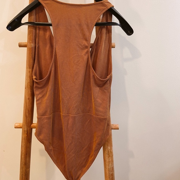 No rest for Bridget tan bodysuit - Picture 3 of 4